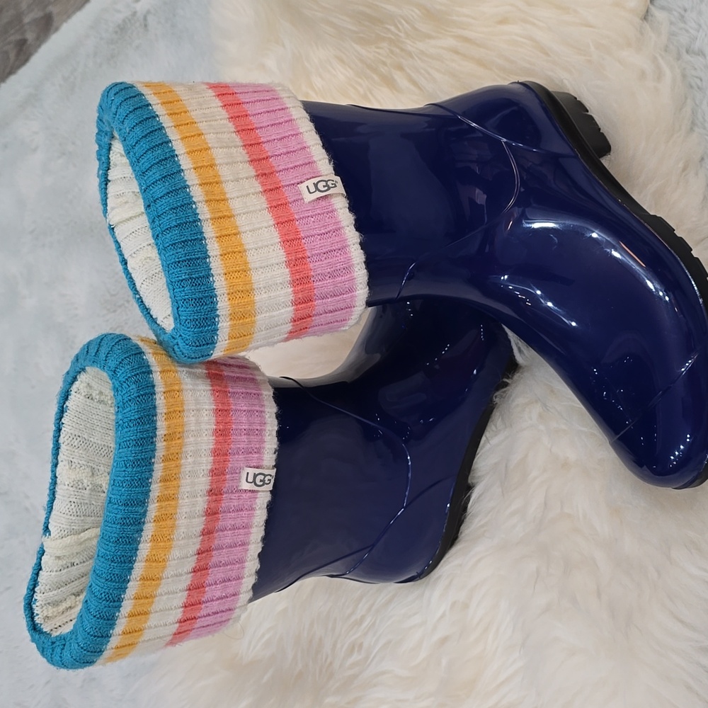 UGG Blue Rain Boots